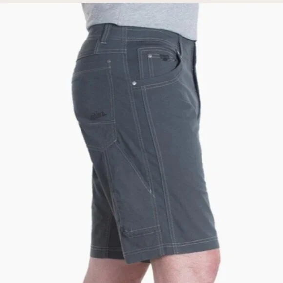 💘KÜHL Men’s Radikl 10" Hiking Shorts – Size 34 Grey – Techcore Gorpcore Tactica - Picture 3 of 10